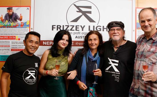  Gabi Greif mit Familie. Frizzey Light Spenderin & jahrelange Unterstützerin kommt extra immer aus Bayern.