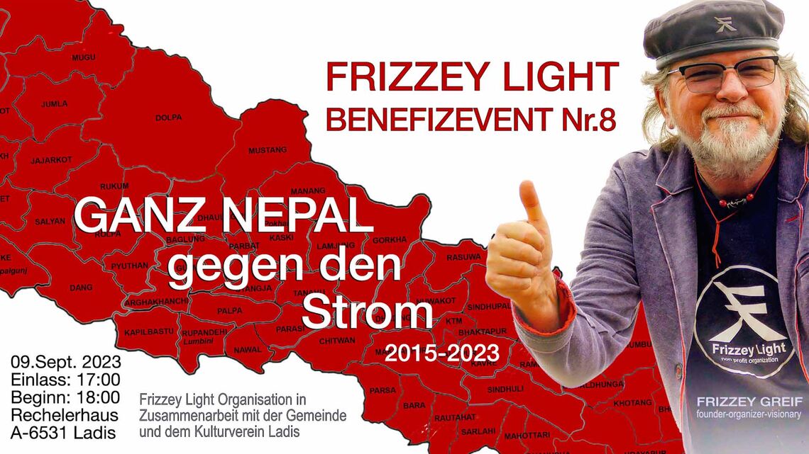 Das 8. traditionelle Frizzey Light Benefizevent am 9. September 2023 